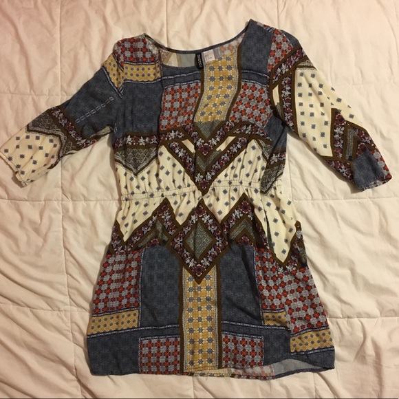 Print quarter sleeve dress 👗 - Picture 1 of 3